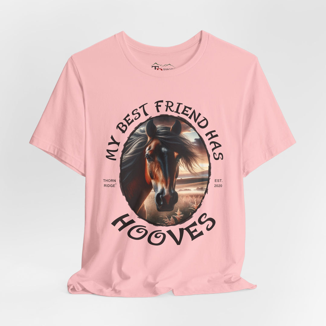 My Best Friend Has Hooves horse lovers graphic tee by Thorn Ridge®