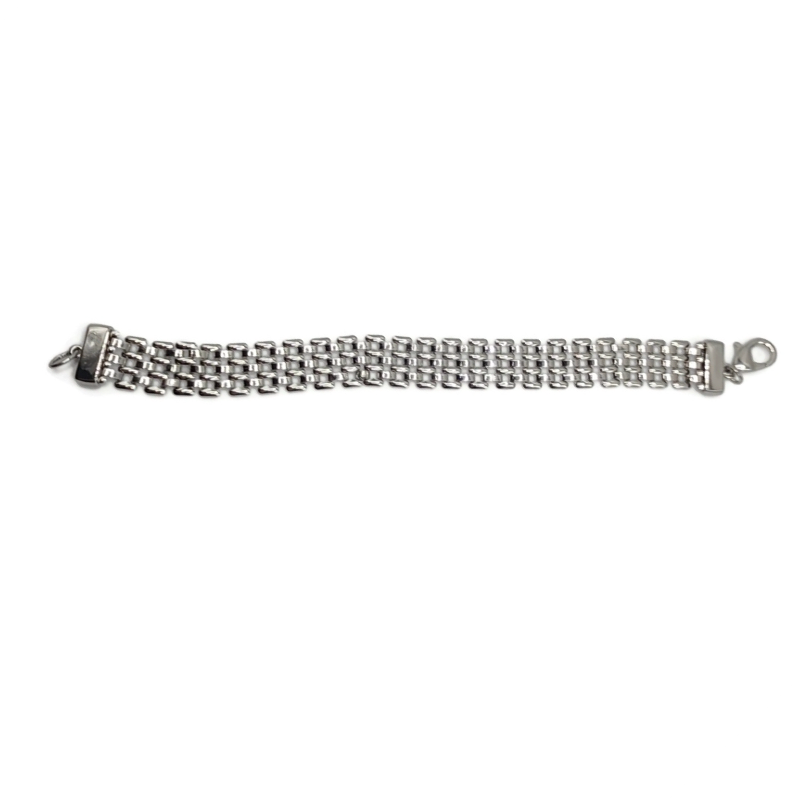 Fashion watch band bracelet with lobster clasp.