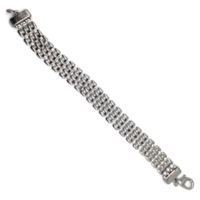 Fashion watch band bracelet with lobster clasp.