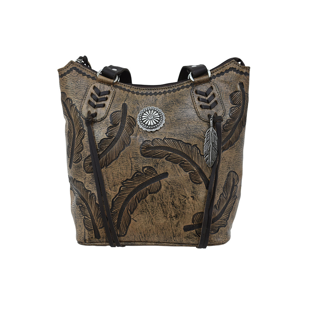 American West Colorful Sacred Bird Bucket Tote