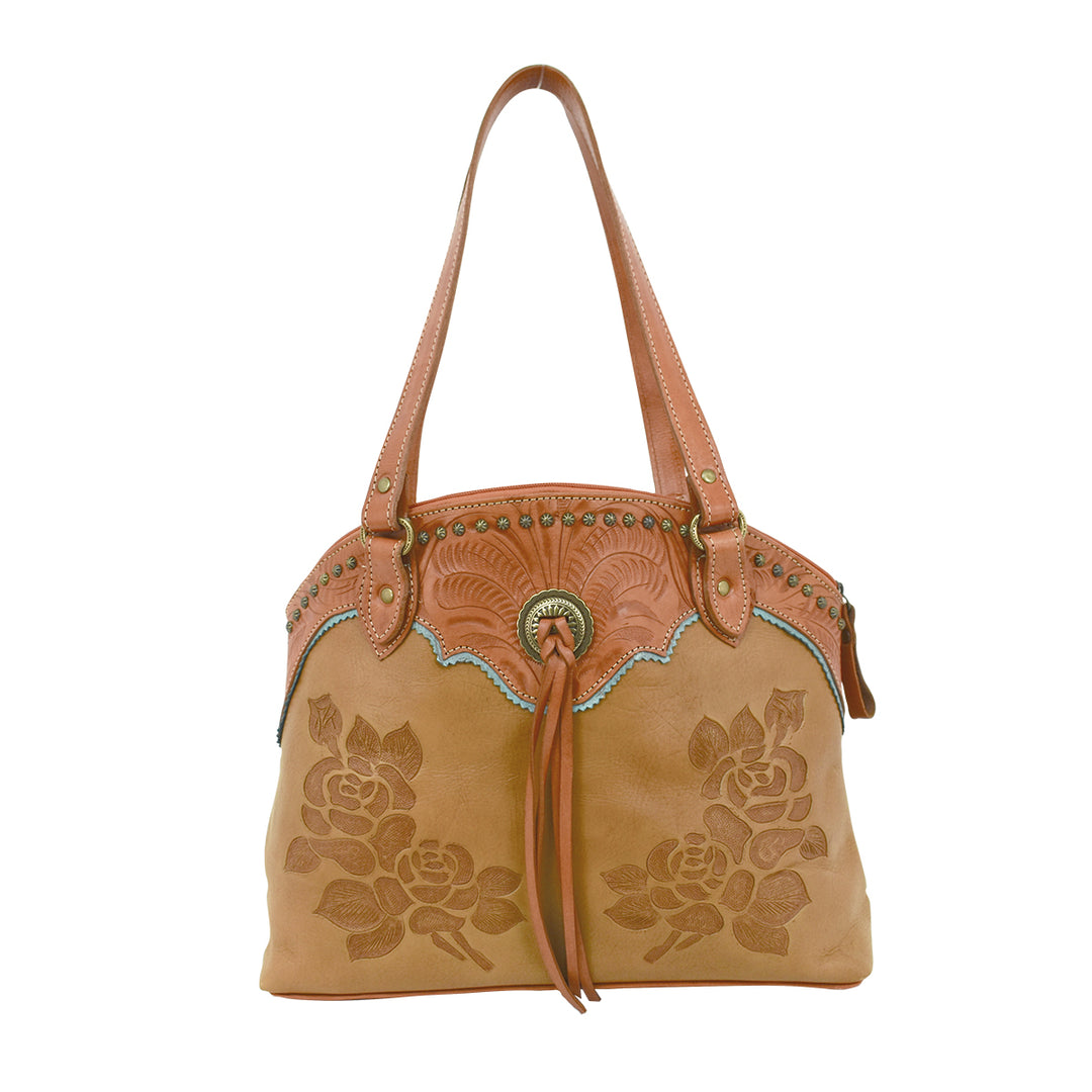 American West handbag purse described as Texas Rose Tote