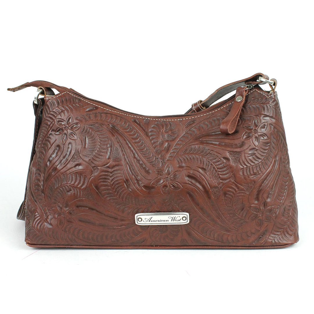 American West Lady Lace Zip-Top Shoulder Bag