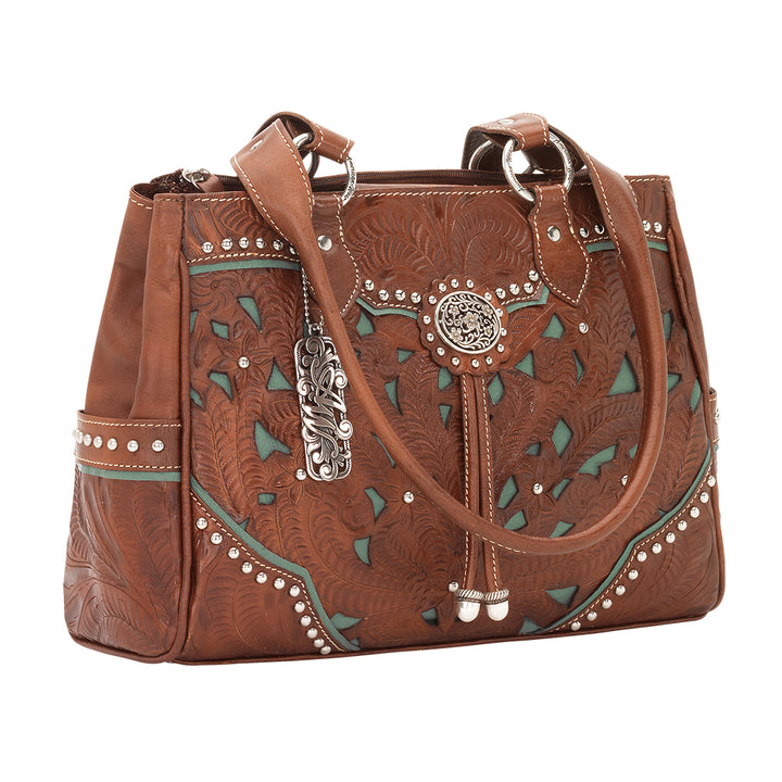 American West Lady Lace Multi-Compartment Organizer Tote