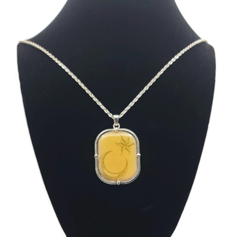 Thorn Ridge Sun & Moon Pendant Necklace