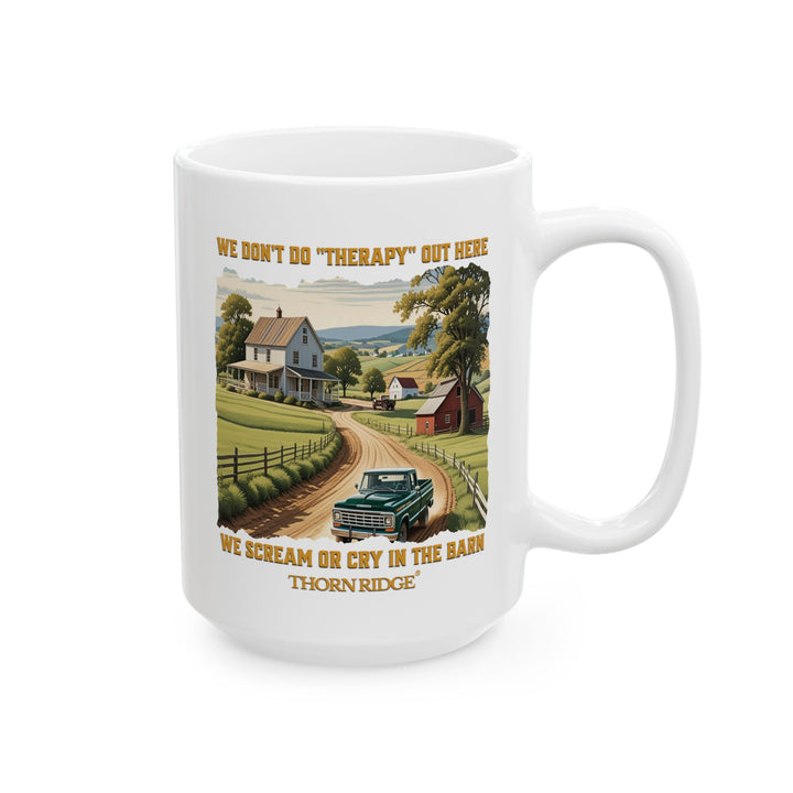 Barn Therapy mug by Thorn Ridge®