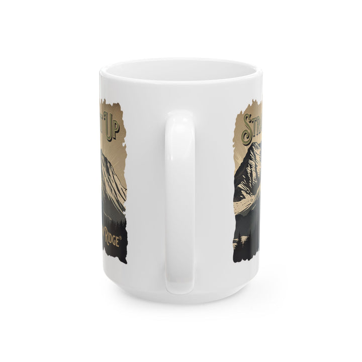 Straight Up The Mountain mug by Thorn Ridge®