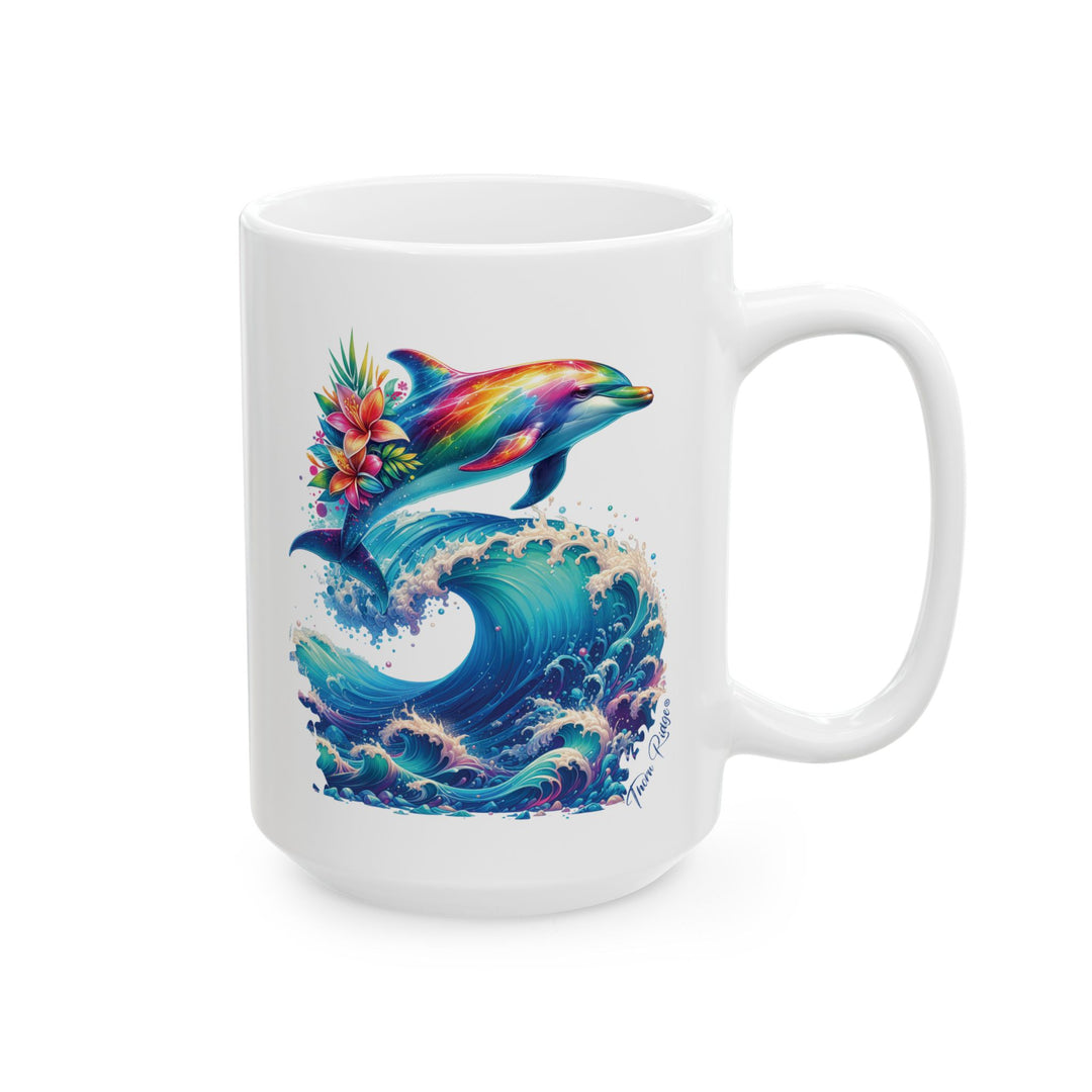 Dolphin Wave mug by Thorn Ridge®