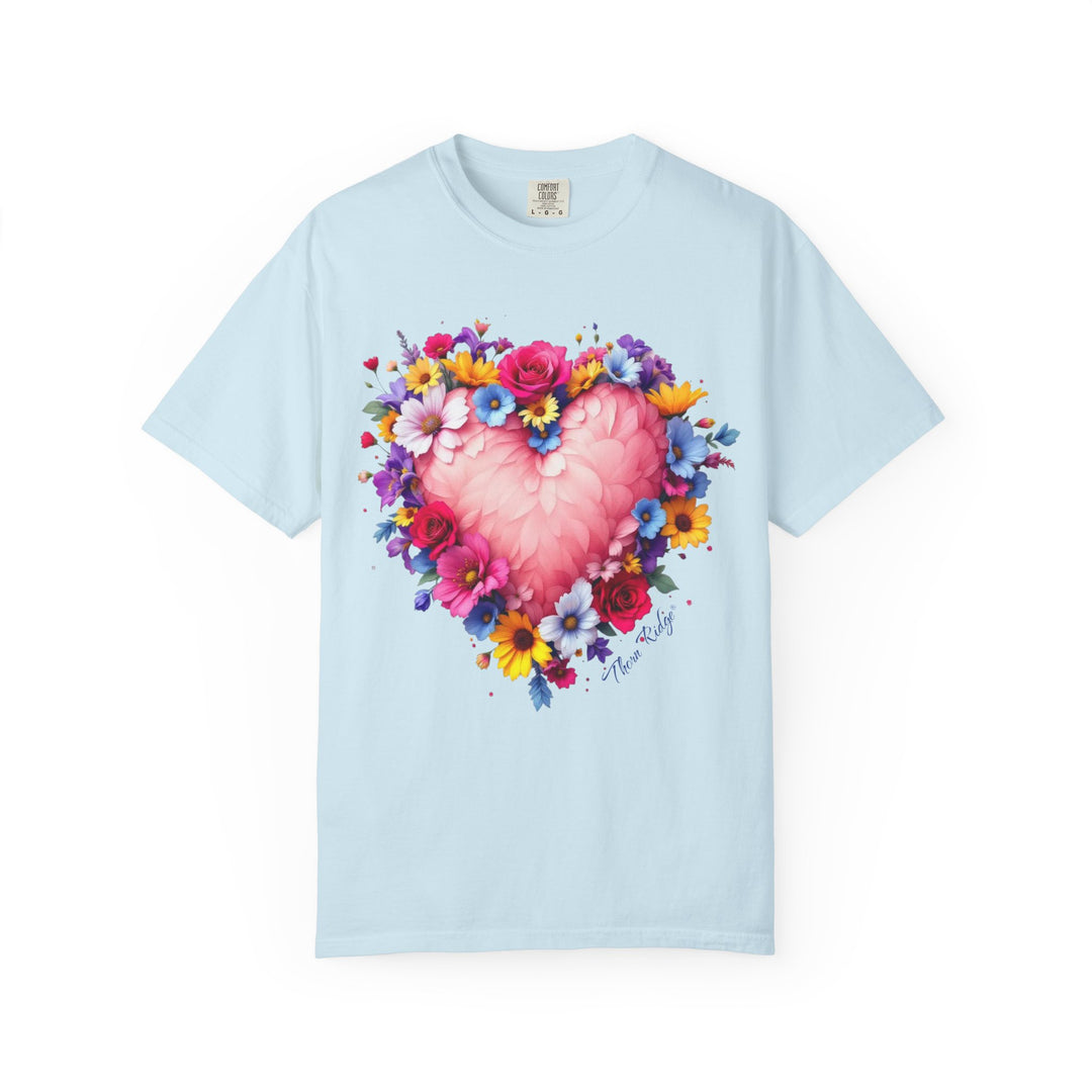 Feathers & Flowers Heart Tee