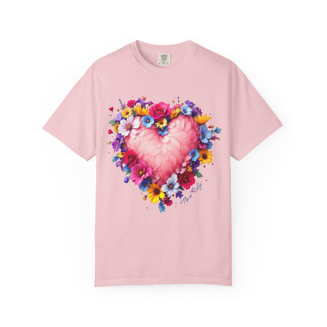Feathers & Flowers Heart Tee