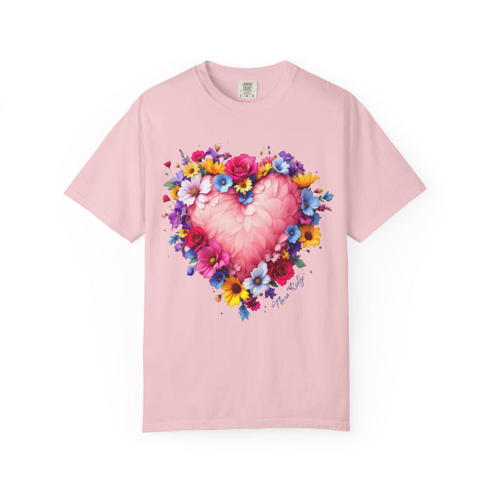 Feathers & Flowers Heart Tee