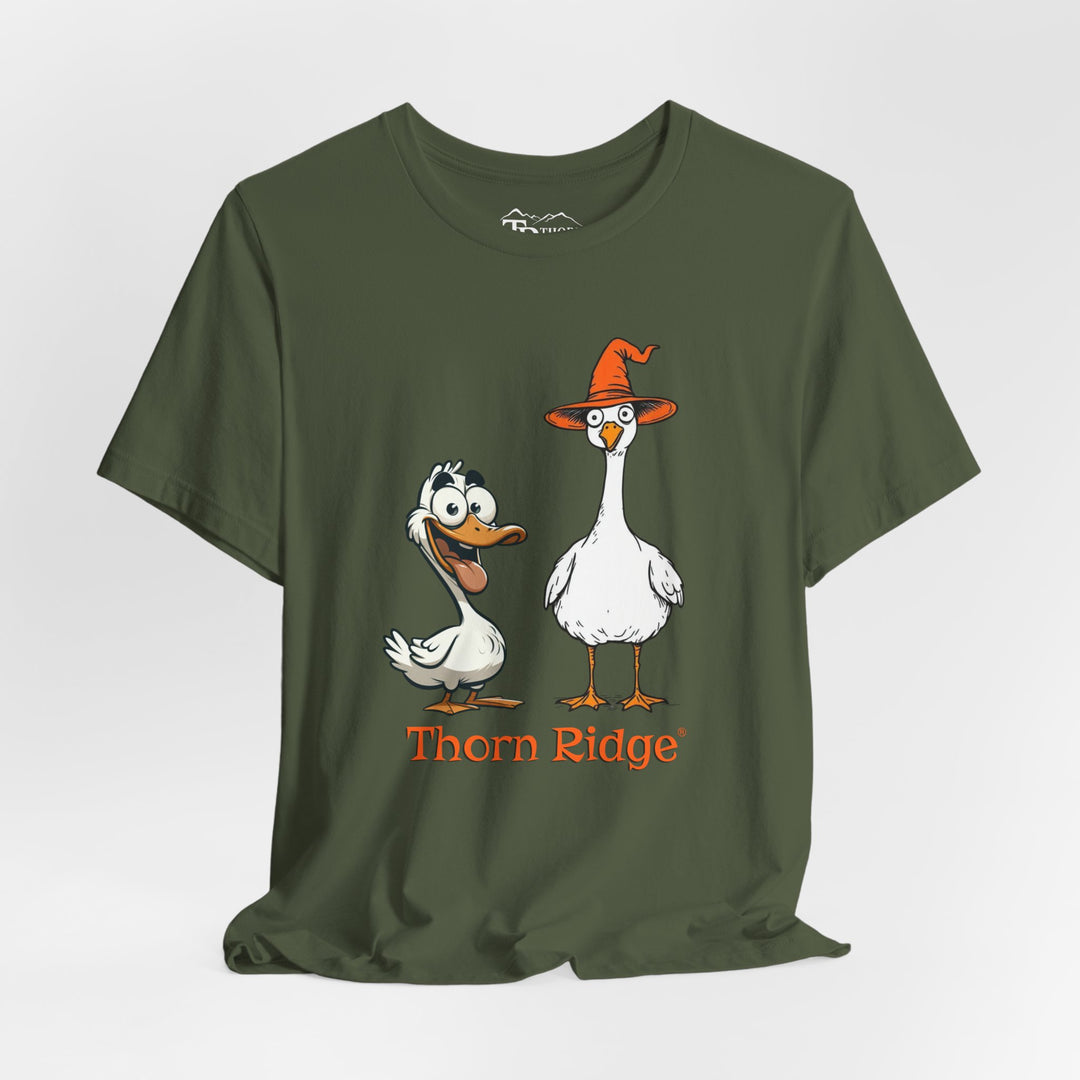 duck and goose halloween tee by Thorn Ridge. 