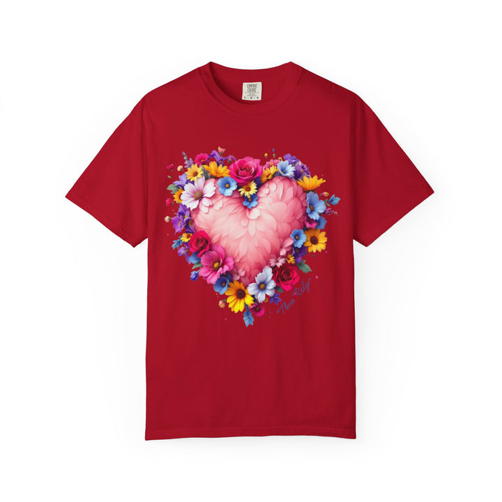 Feathers & Flowers Heart Tee
