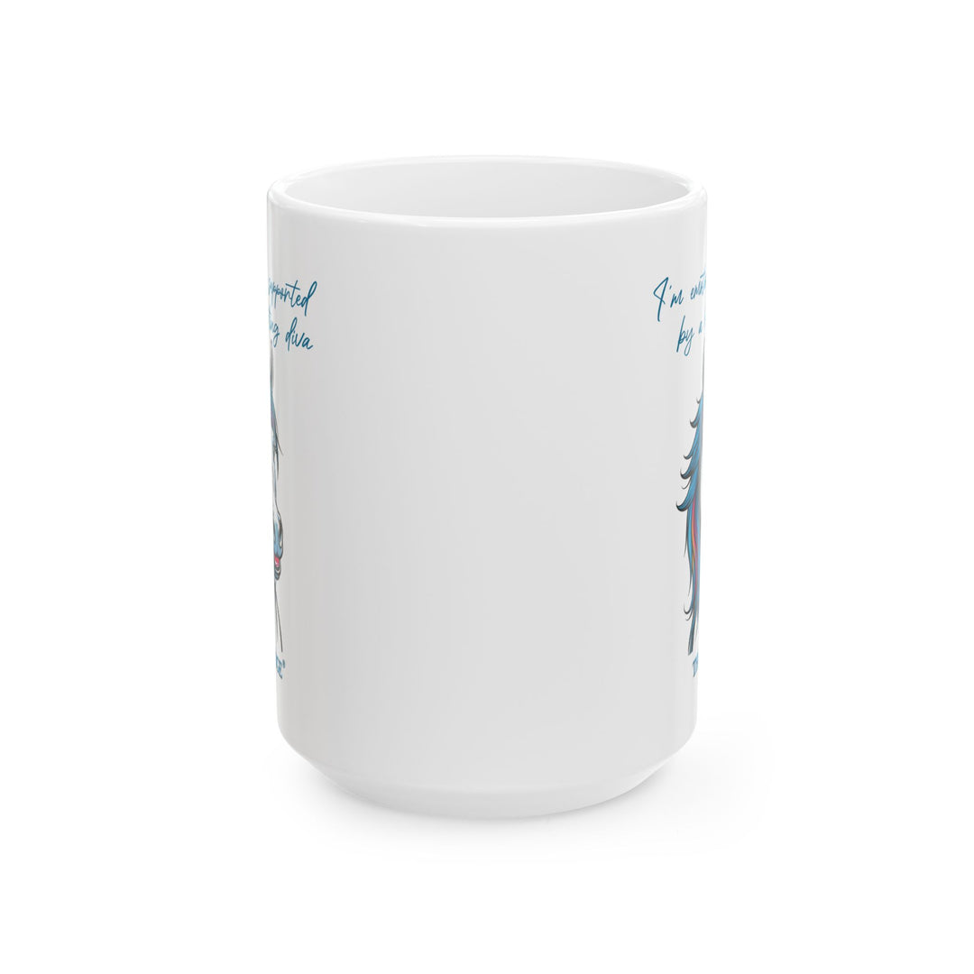 Hay Eating Diva mug by Thorn Ridge®