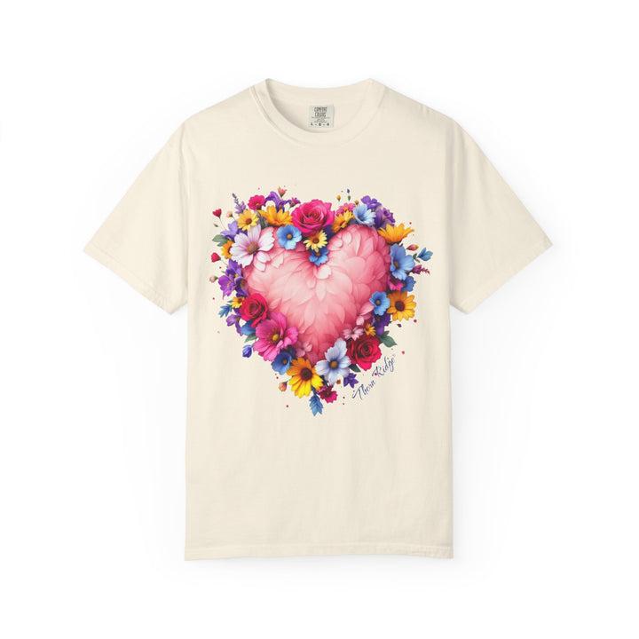 Feathers & Flowers Heart Tee
