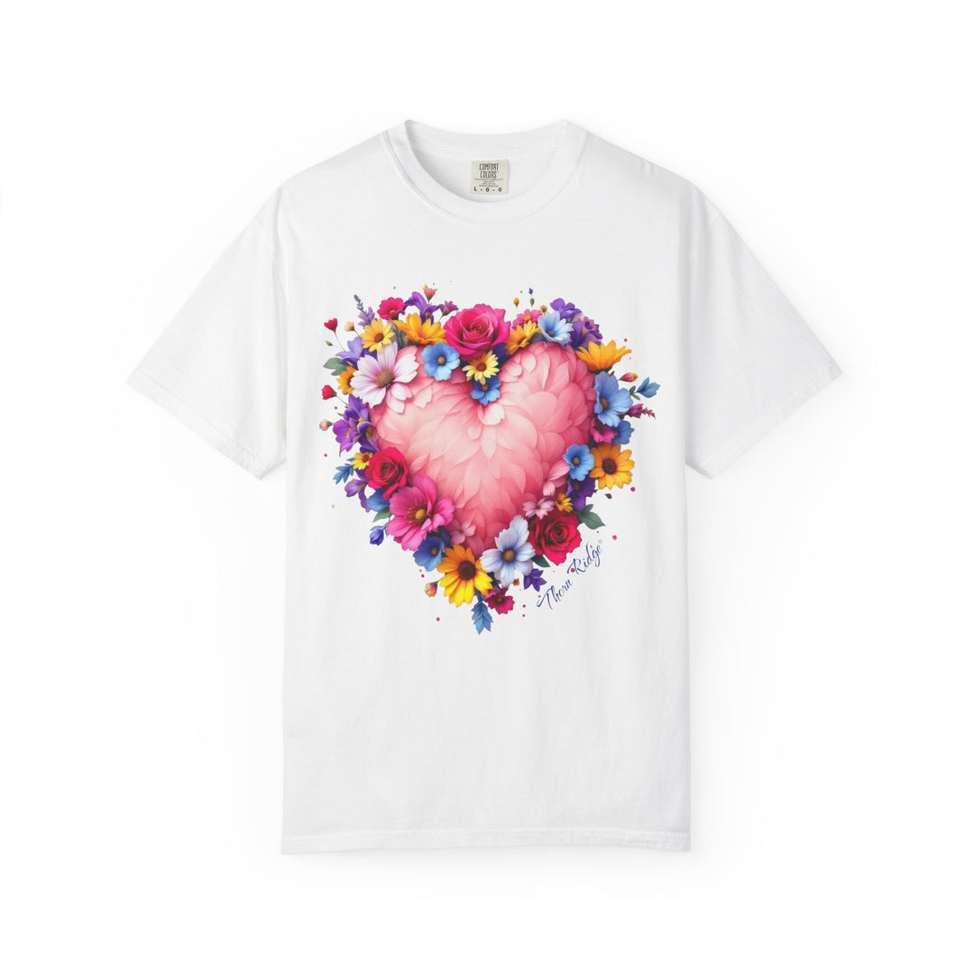 Feathers & Flowers Heart Tee