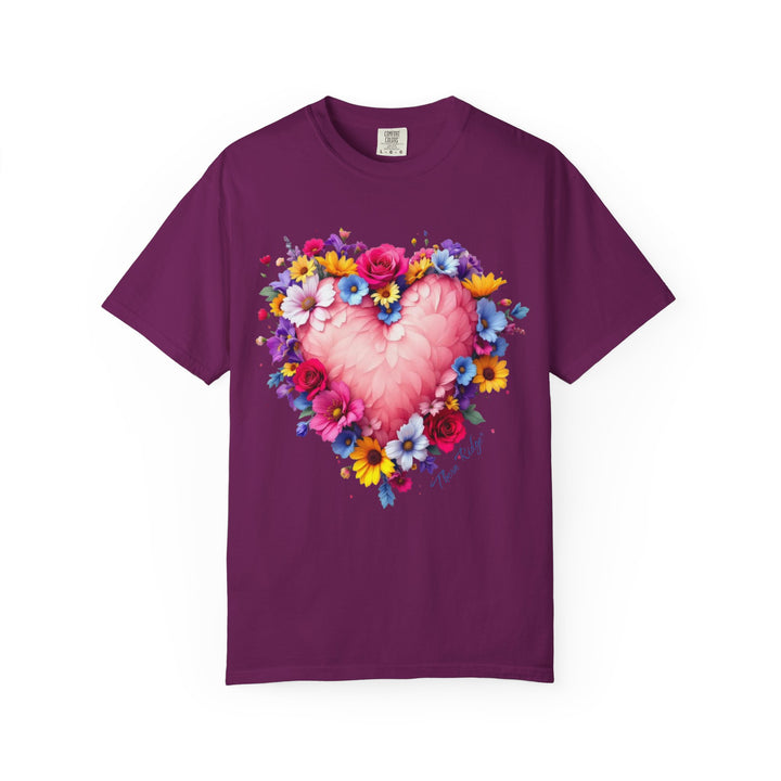 Feathers & Flowers Heart Tee