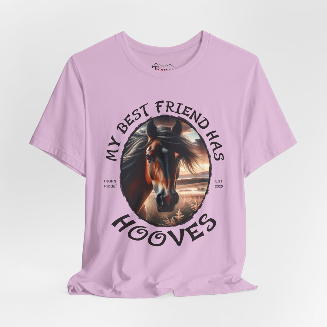 My Best Friend Has Hooves horse lovers graphic tee by Thorn Ridge®