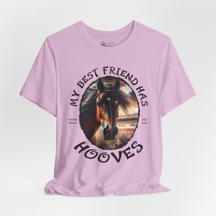 My Best Friend Has Hooves horse lovers graphic tee by Thorn Ridge®