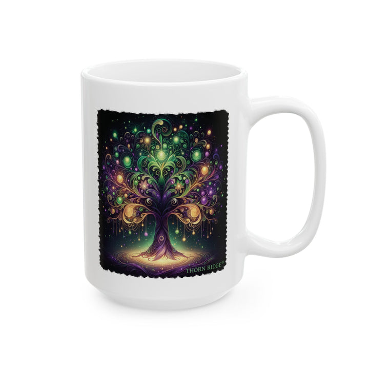 Neon Tree of Life mug by Thorn Ridge®