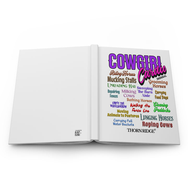 Cowgirl Cardio journal with chores