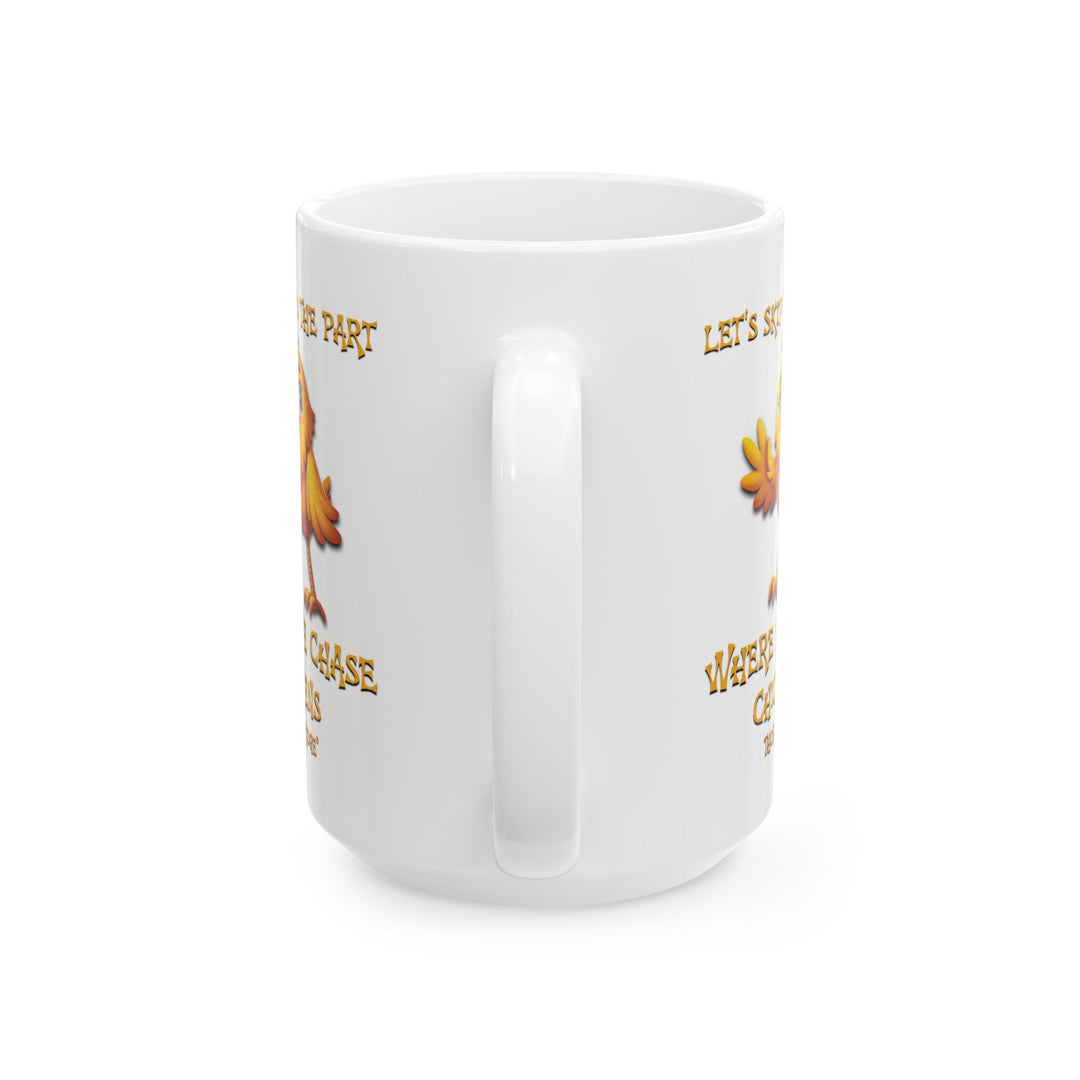 Chasing Chickens mug by Thorn Ridge®