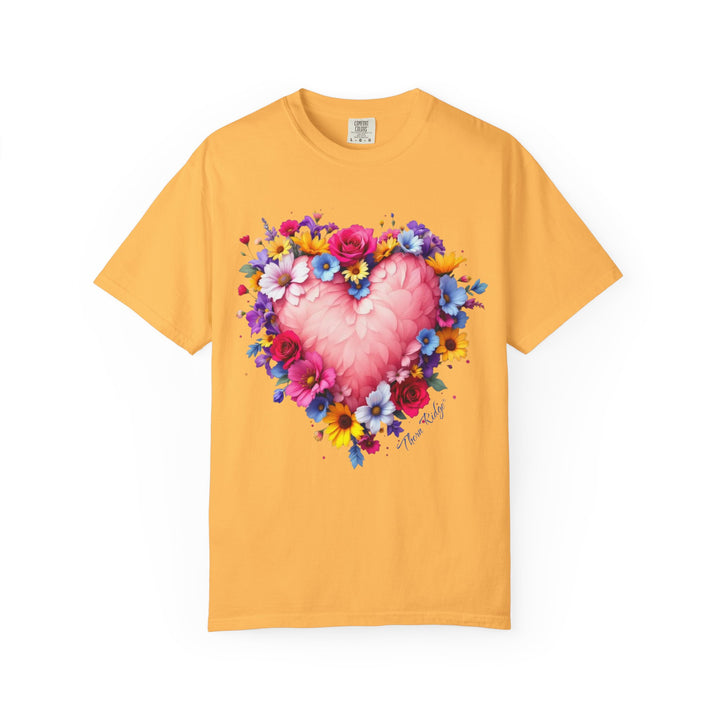 Feathers & Flowers Heart Tee