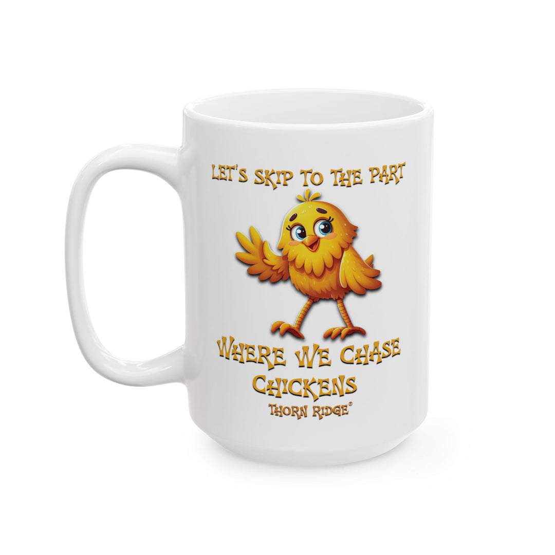 Chasing Chickens mug by Thorn Ridge®