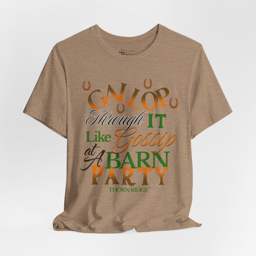 Gallop Through It Slogan Tee by Thorn Ridge®
