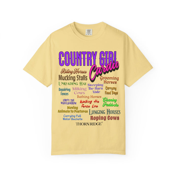 Country Girl Cardio graphic tee by Thorn Ridge®