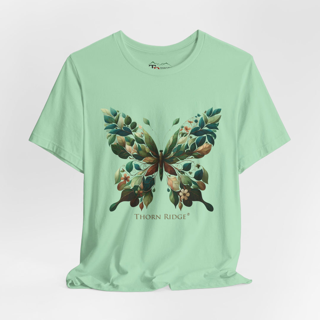 Leaf Butterfly graphic tee labeled Thorn Ridge®