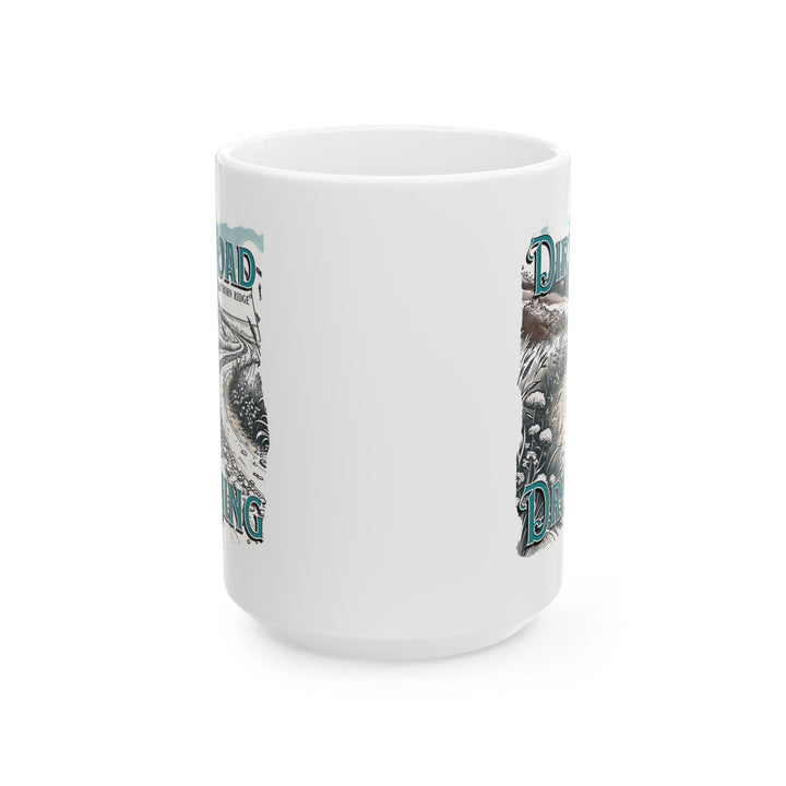 Dirt Road Dreaming Beach mug by Thorn Ridge®