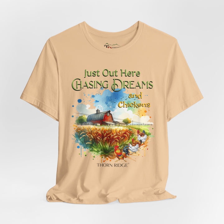 chasing dreams and chickens graphic tee by Thorn Ridge®