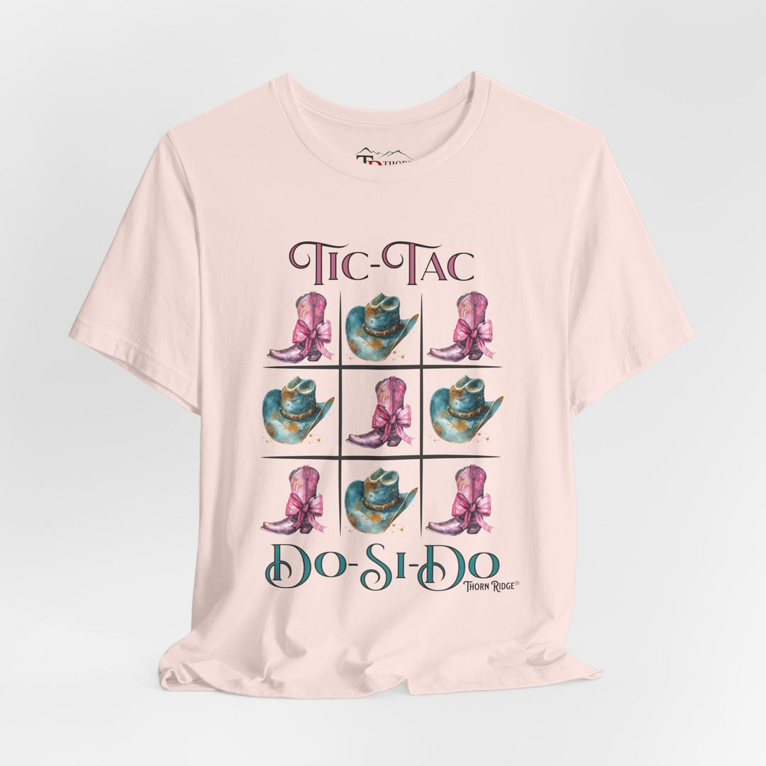 Tic-Tac Do-Si-Do Fun Graphic Tee