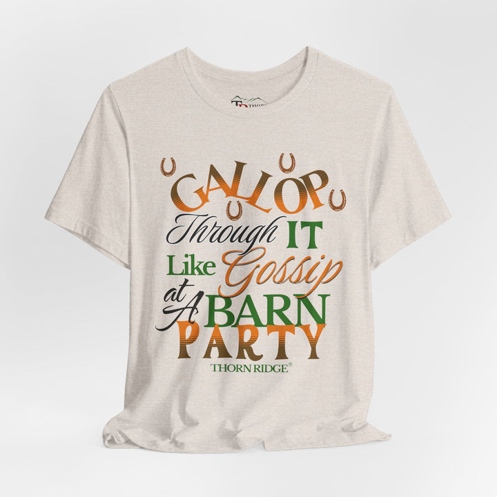 Gallop Through It Slogan Tee by Thorn Ridge®