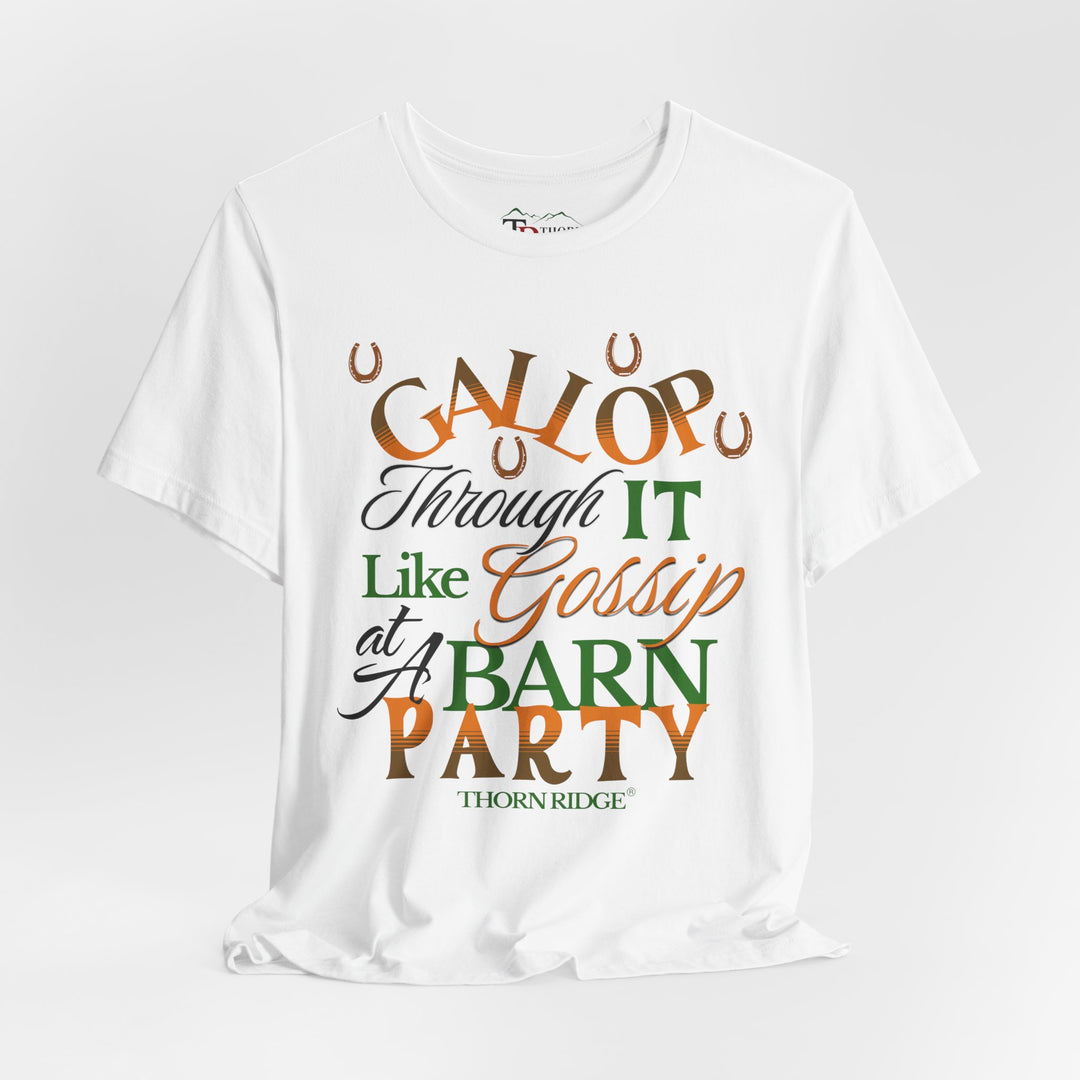 Gallop Through It Slogan Tee by Thorn Ridge®