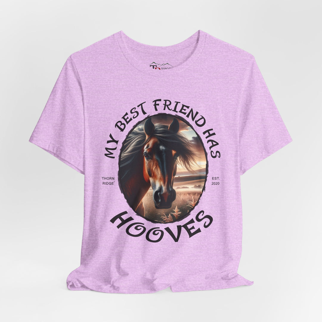 My Best Friend Has Hooves horse lovers graphic tee by Thorn Ridge®