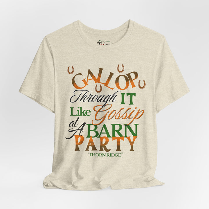 Gallop Through It Slogan Tee by Thorn Ridge®