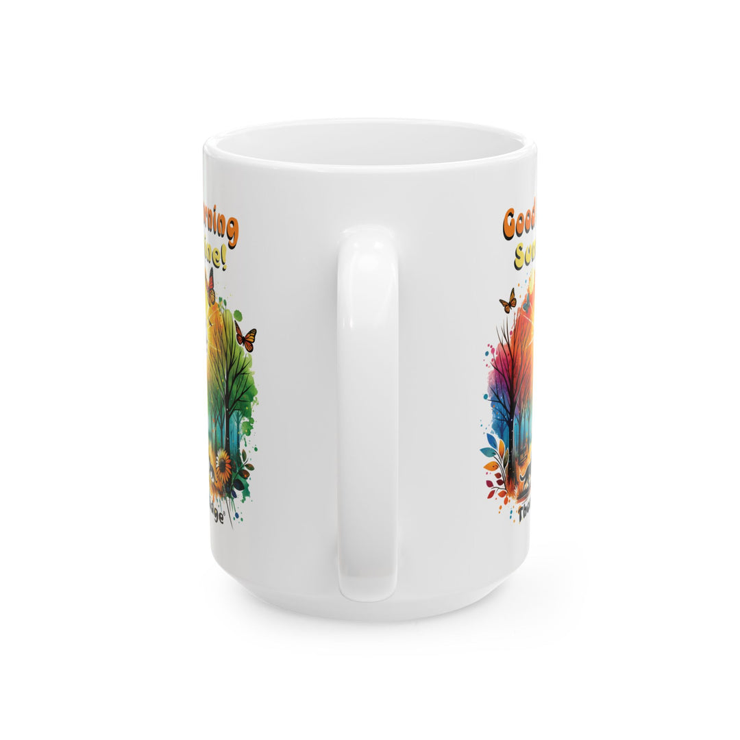 Good Morning Sunshine mug by Thorn Ridge®