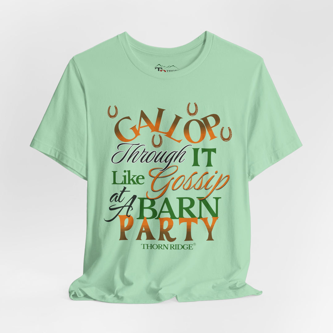 Gallop Through It Slogan Tee by Thorn Ridge®
