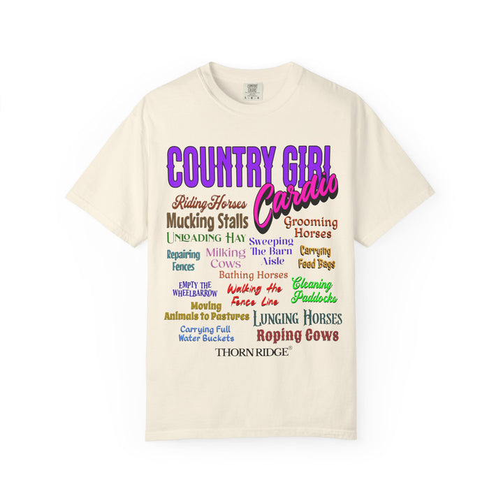 Country Girl Cardio graphic tee by Thorn Ridge®