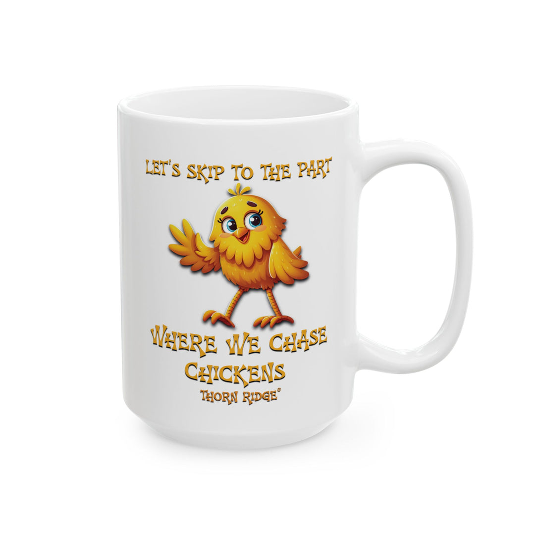 Chasing Chickens mug by Thorn Ridge®