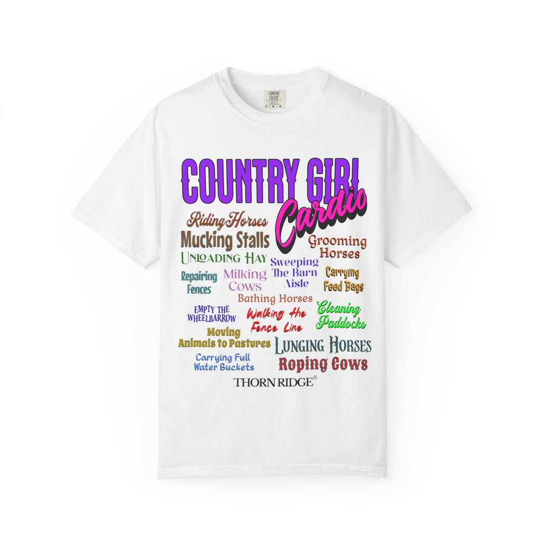 Country Girl Cardio graphic tee by Thorn Ridge®