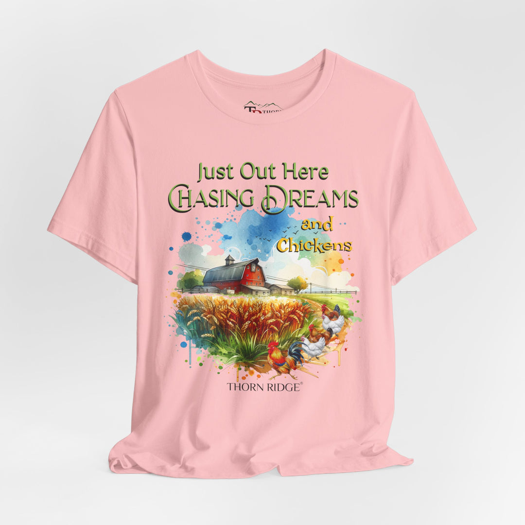 chasing dreams and chickens graphic tee by Thorn Ridge®