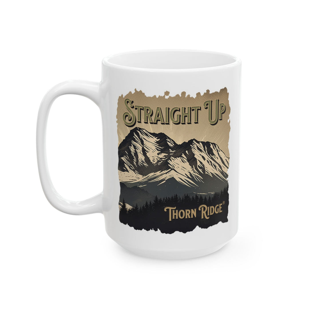 Straight Up The Mountain mug by Thorn Ridge®