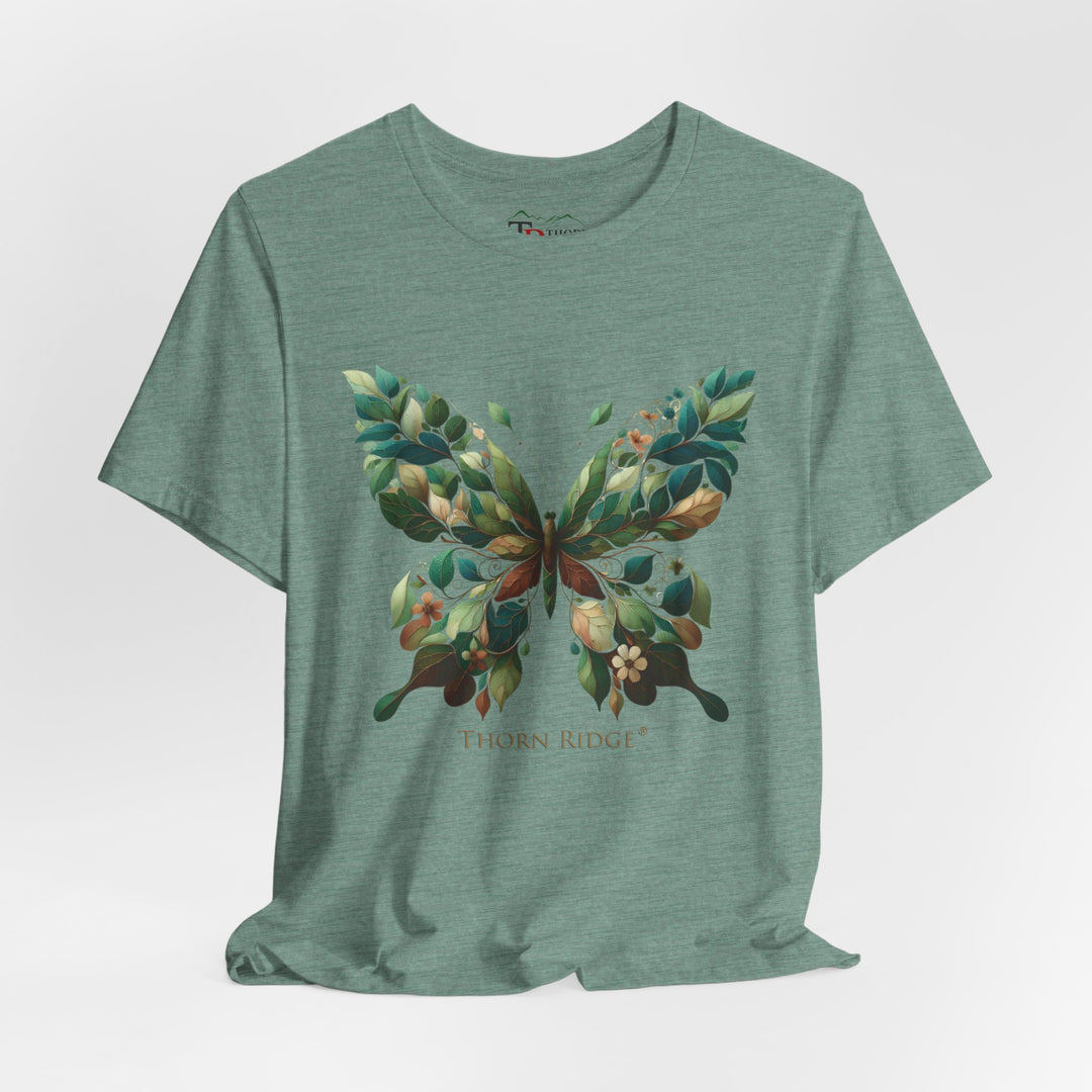 Leaf Butterfly graphic tee labeled Thorn Ridge®