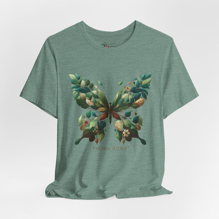 Leaf Butterfly graphic tee labeled Thorn Ridge®