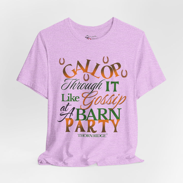 Gallop Through It Slogan Tee by Thorn Ridge®