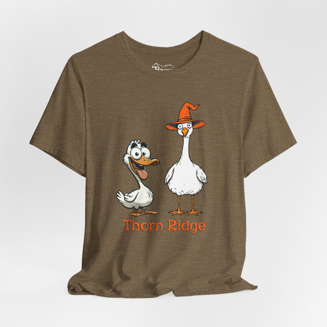 duck and goose halloween tee by Thorn Ridge. 