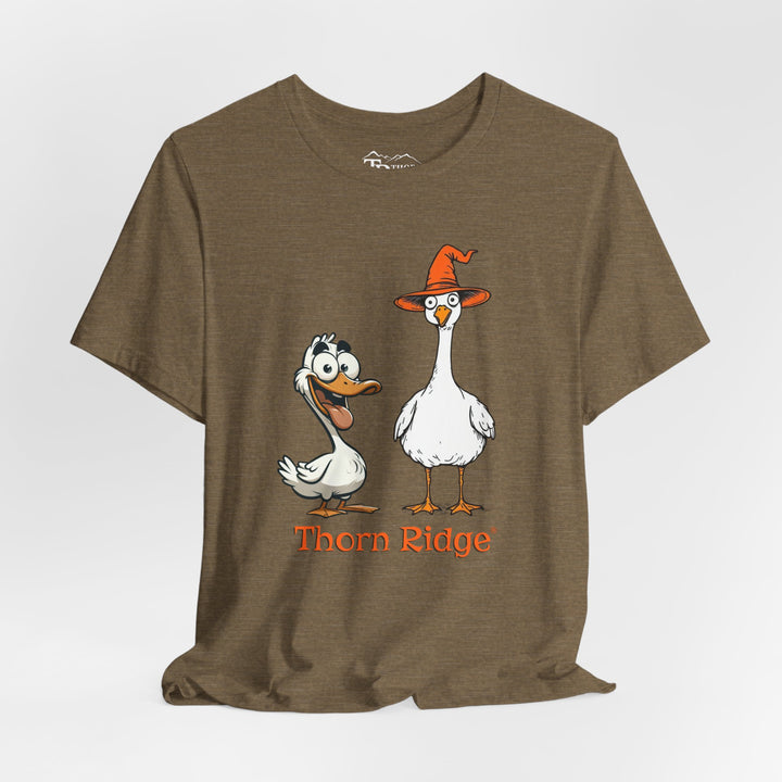 duck and goose halloween tee by Thorn Ridge. 