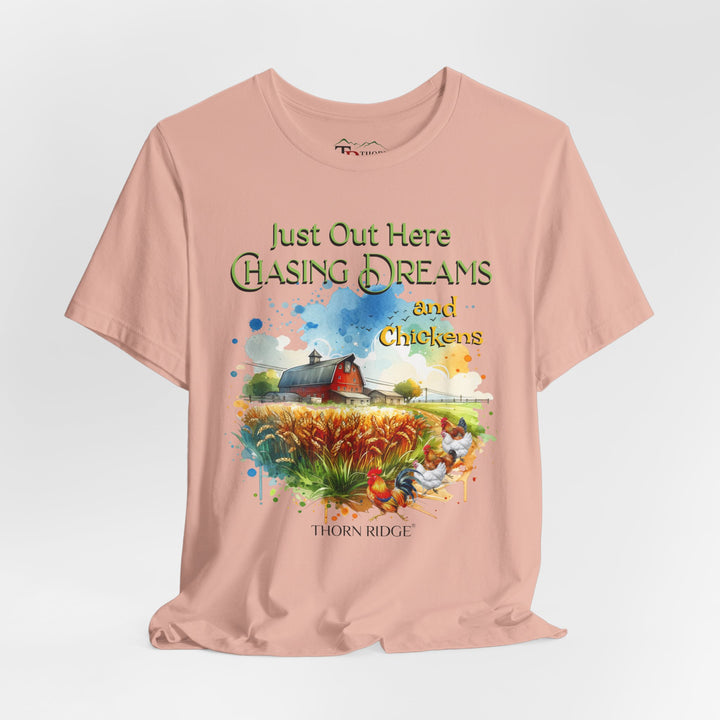 chasing dreams and chickens graphic tee by Thorn Ridge®